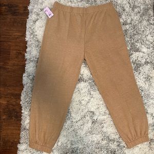 High Rise Vintage Jogger pants, Women’s size XXL, Tan, Wild Fable brand